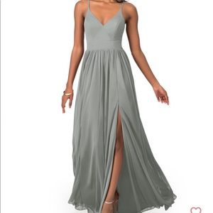 Azazie Kiri (Steel Grey) Bridesmaid’s Dress
